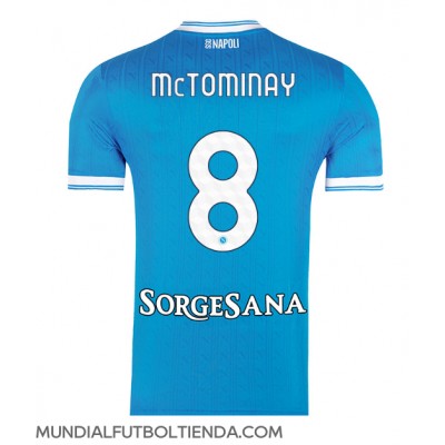 Camiseta SSC Napoli Scott McTominay #8 Primera Equipación Replica 2025-26 mangas cortas Camiseta SSC Napoli Scott McTominay #8 Primera Equipación Replica 2025-26 mangas cortas